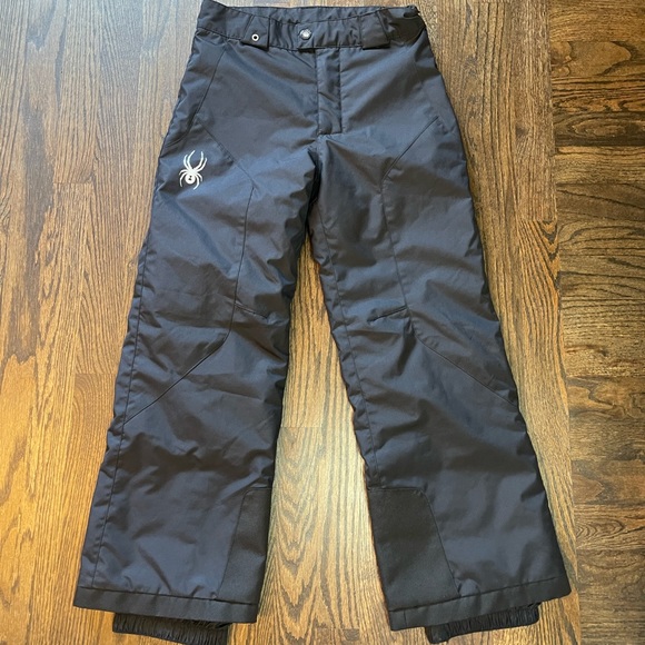 Spyder Bottoms Spyder Youth 2 Thinsulate Black Ski Pants Excellent